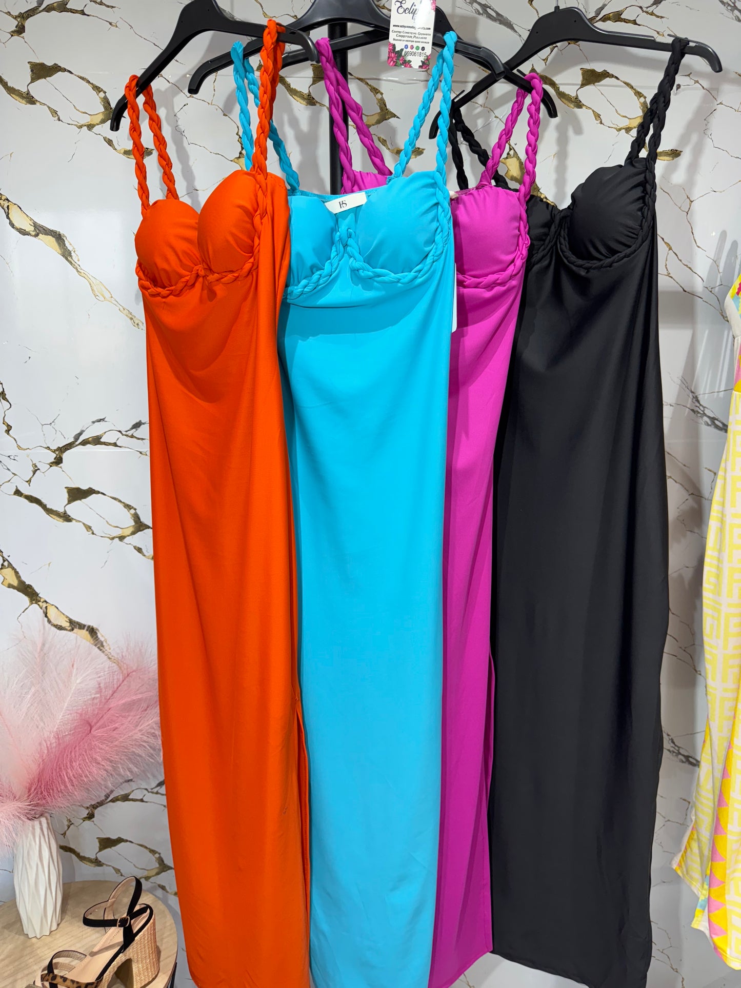 Vestido trenzado