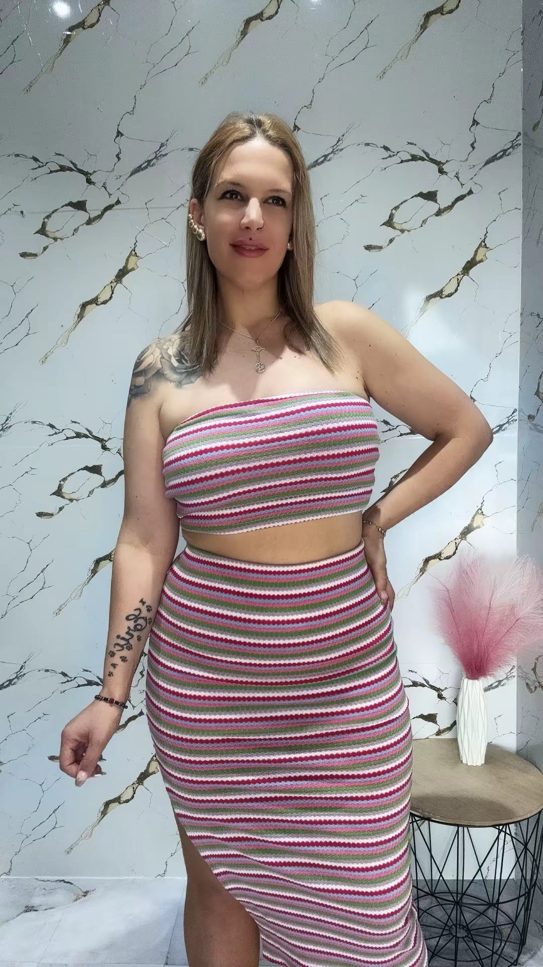 Conjunto rayas