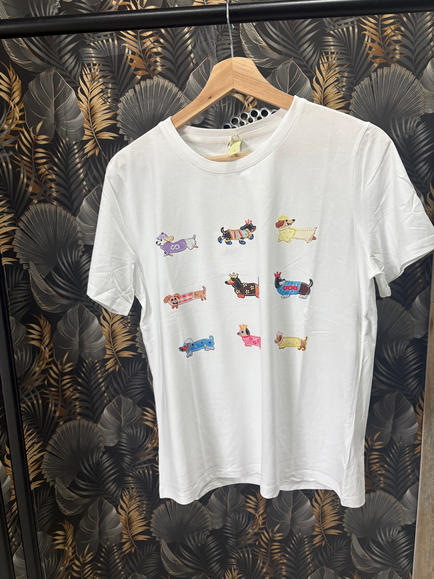 Camiseta perritos colores