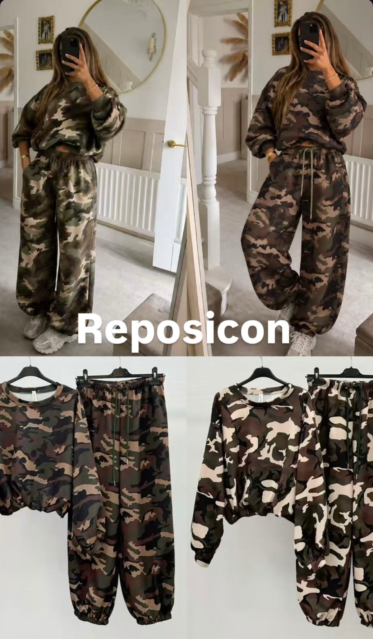 Chandal camuflaje