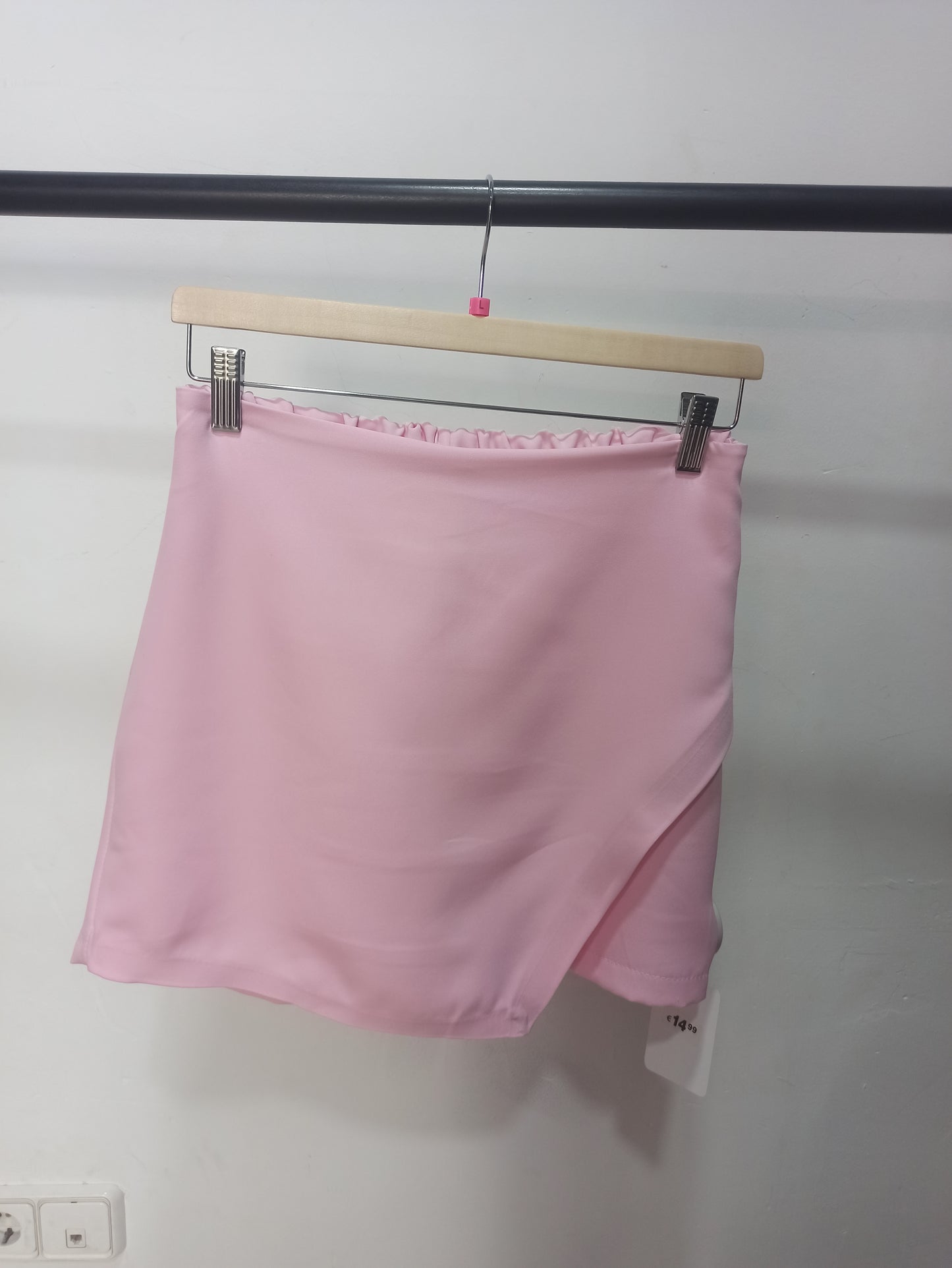 Falda pantalón lisa