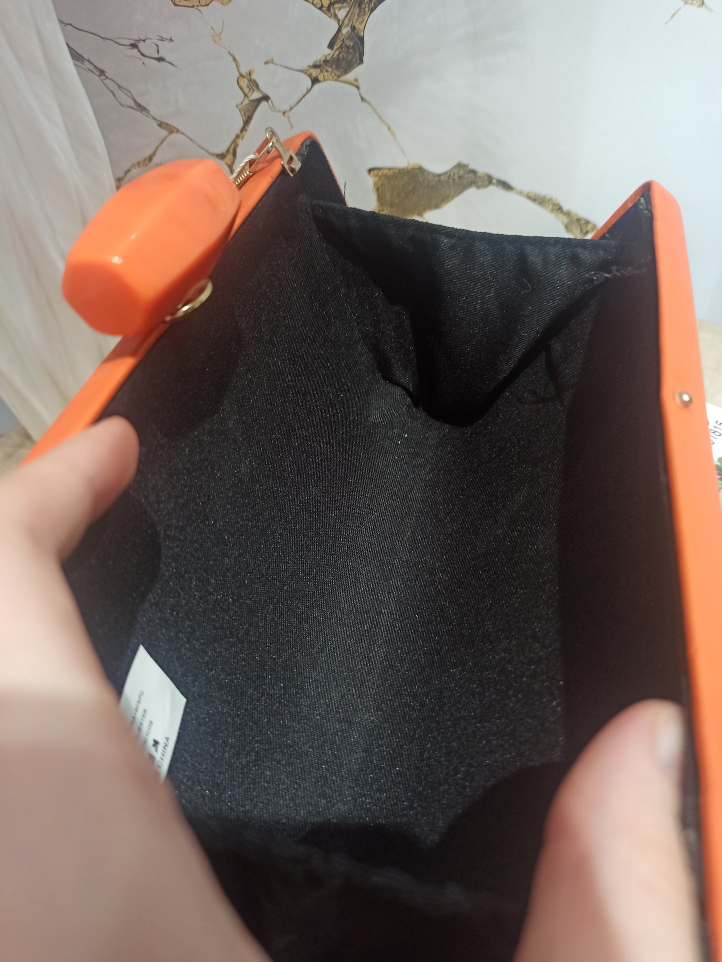 Bolso fiesta naranja