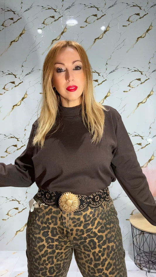 Camiseta básica cuello