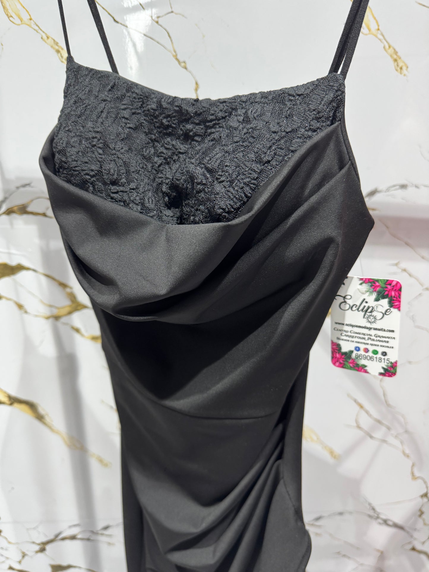 Vestido drapeado