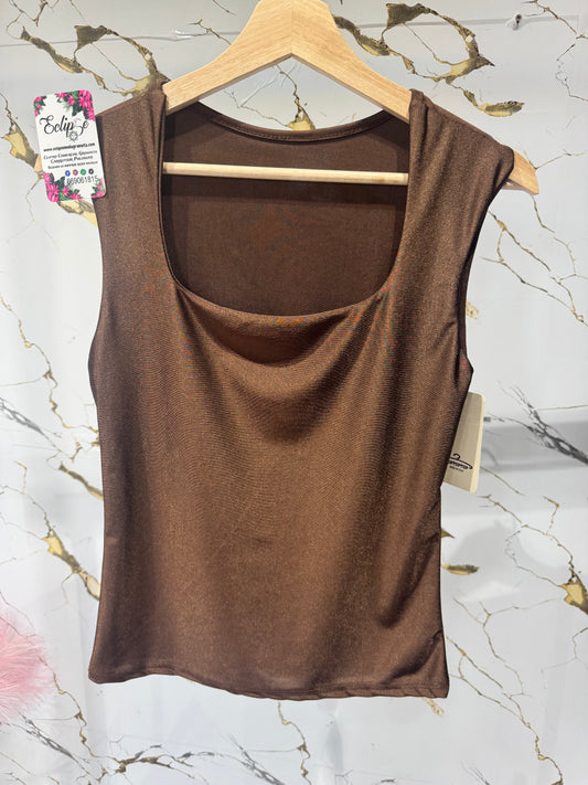 Top licra chocolate