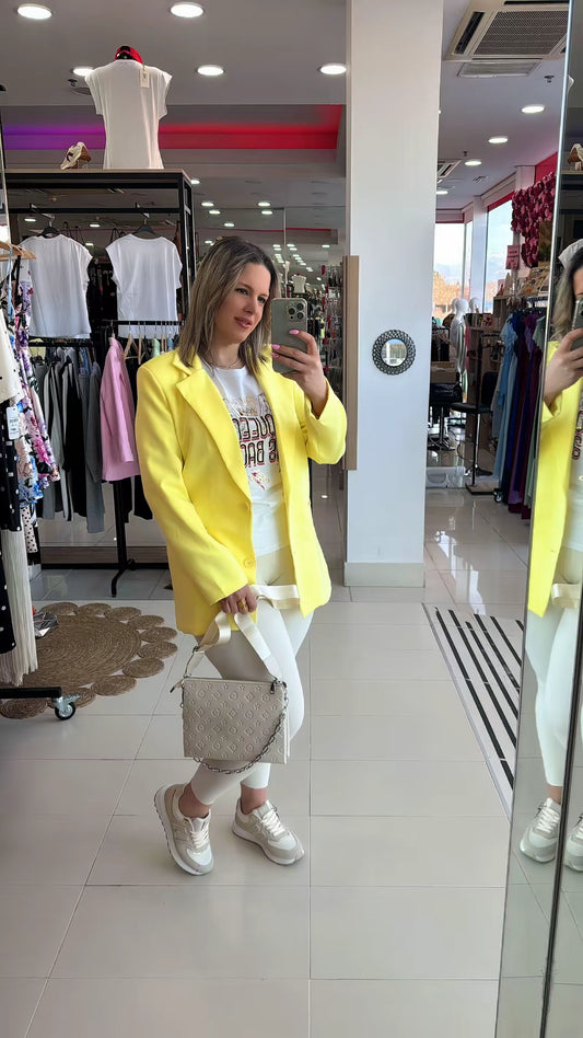 Blazer amarilla