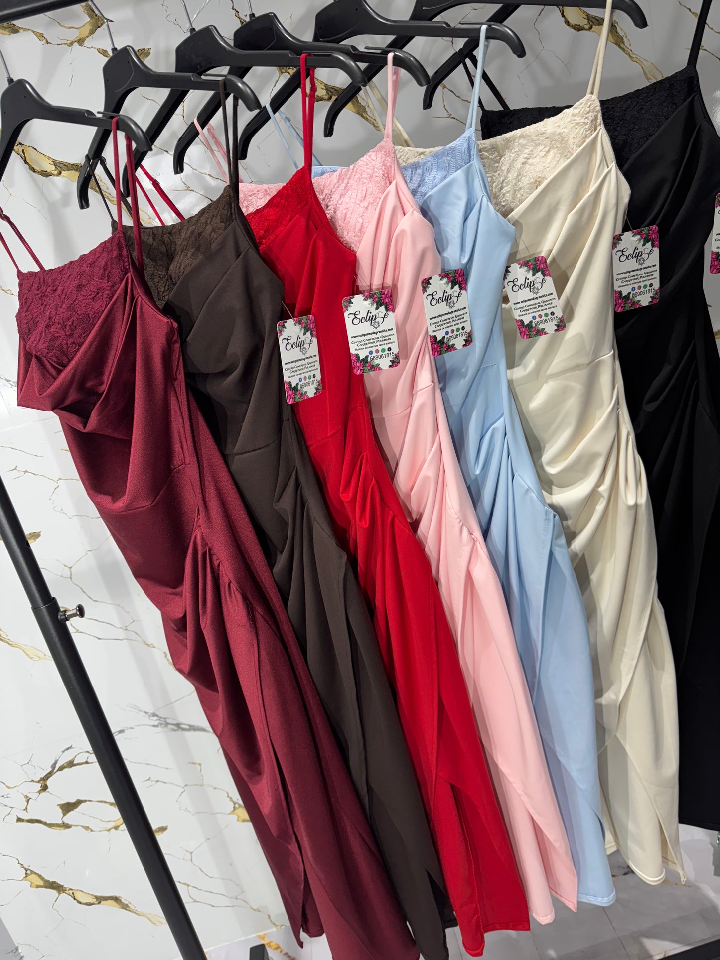 Vestido drapeado