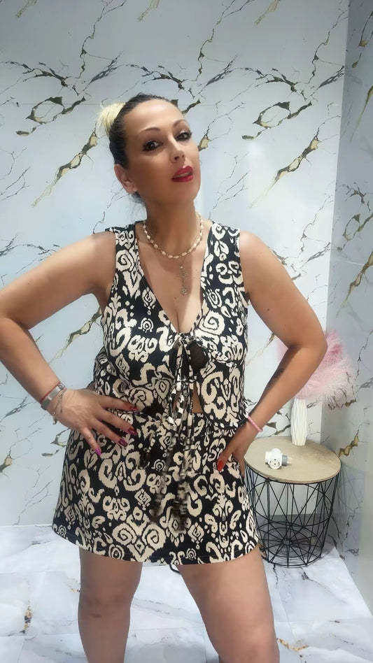 Conjunto estampado