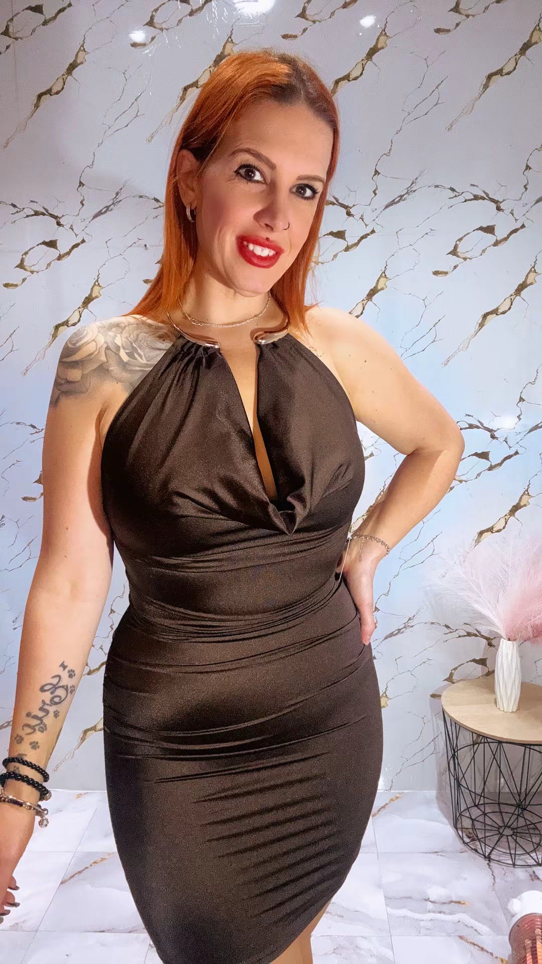 Vestido Julia Chocolate