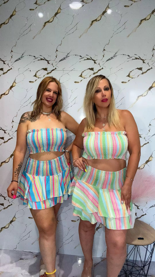 Conjunto rayas