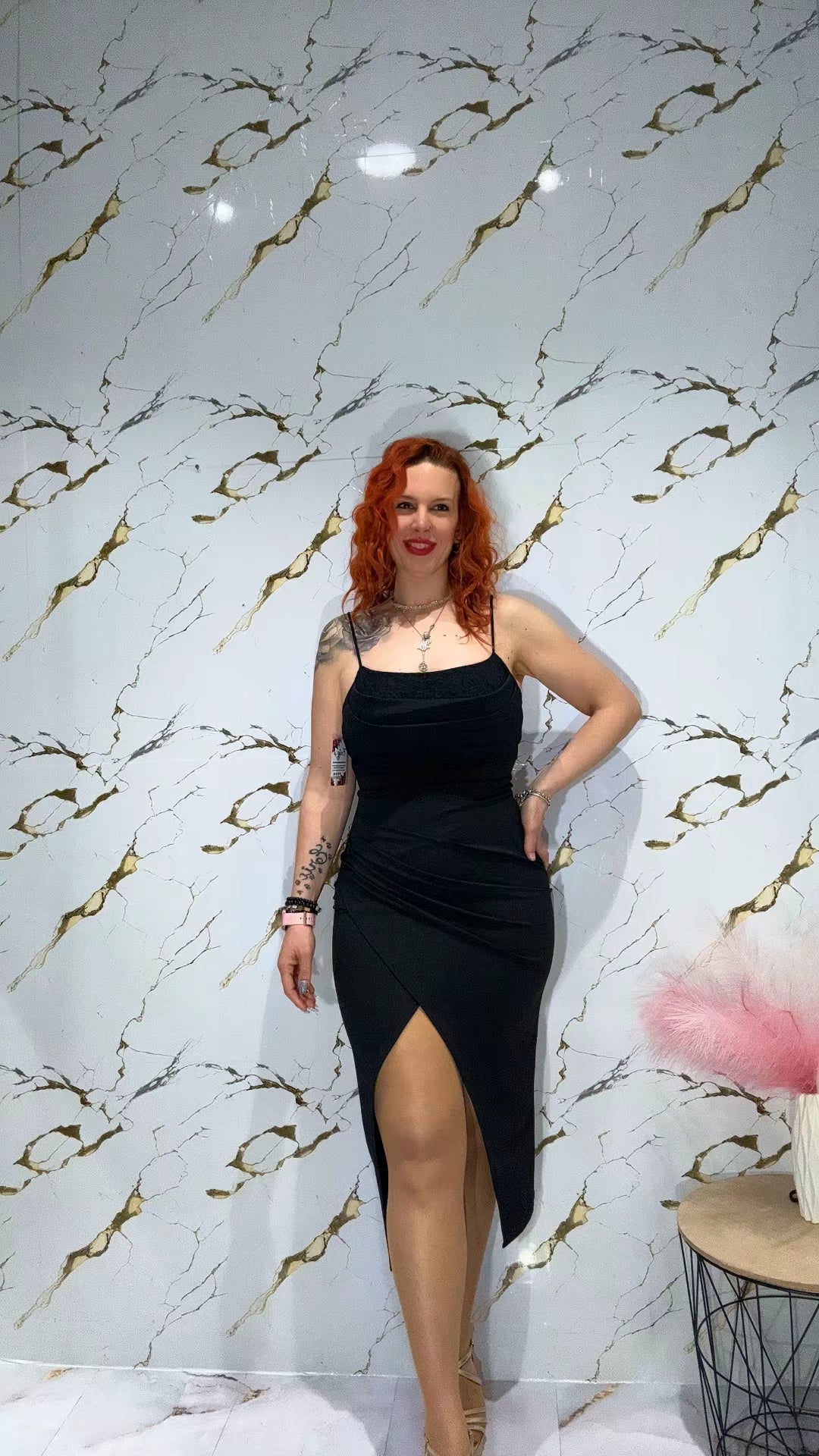 Vestido drapeado