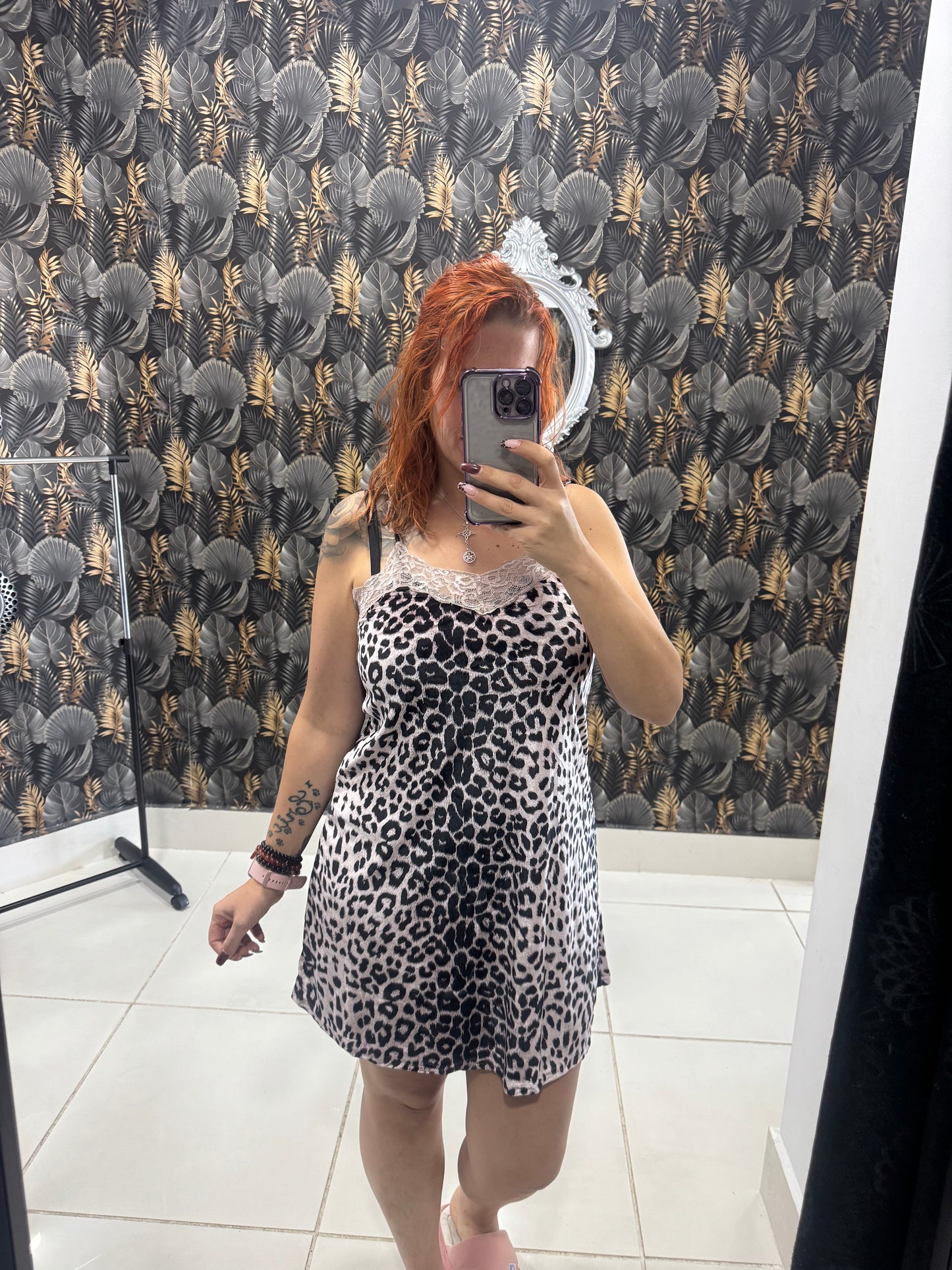 Conjunto noche animal print