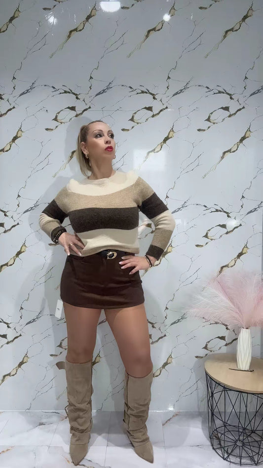 Mini falda pantalón