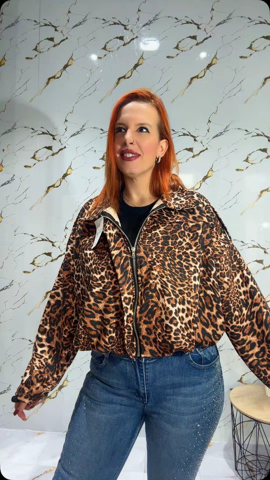 Chaqueta leopardo