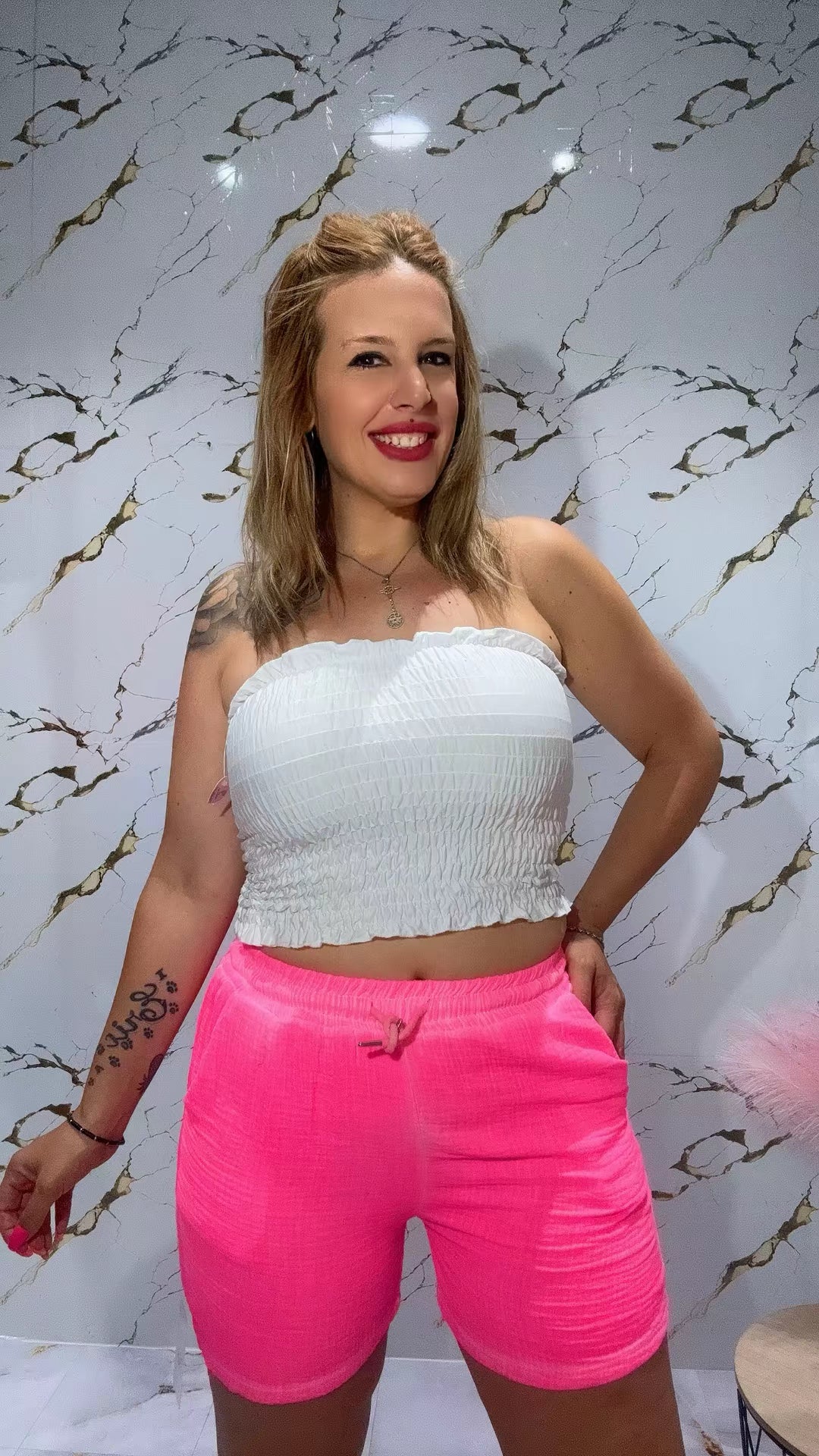 Pantalón fluorescente