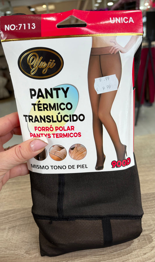 Panty térmico translúcido