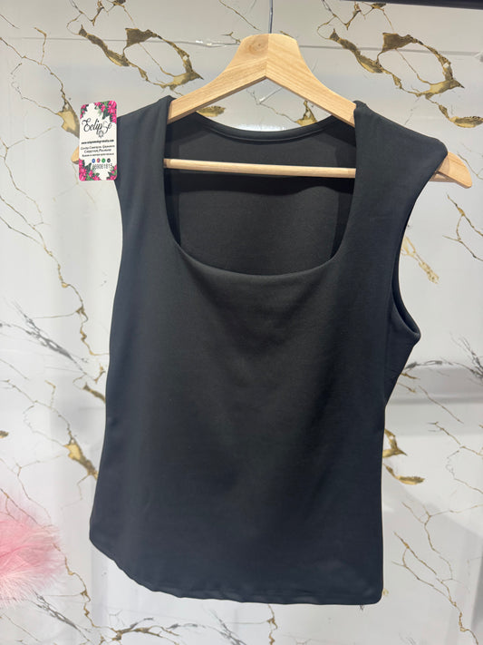 Top licra negro
