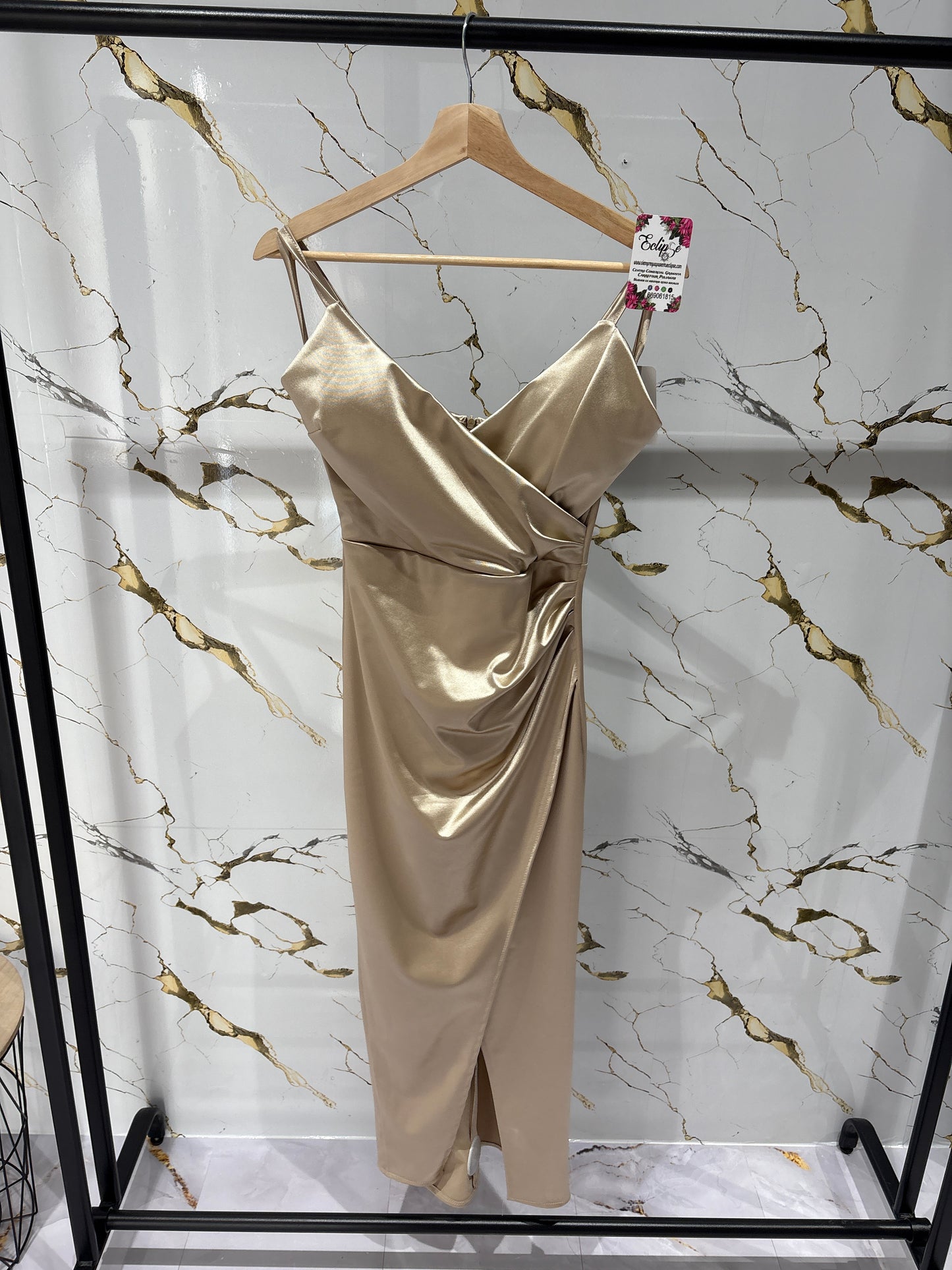 Vestido satinado Noe