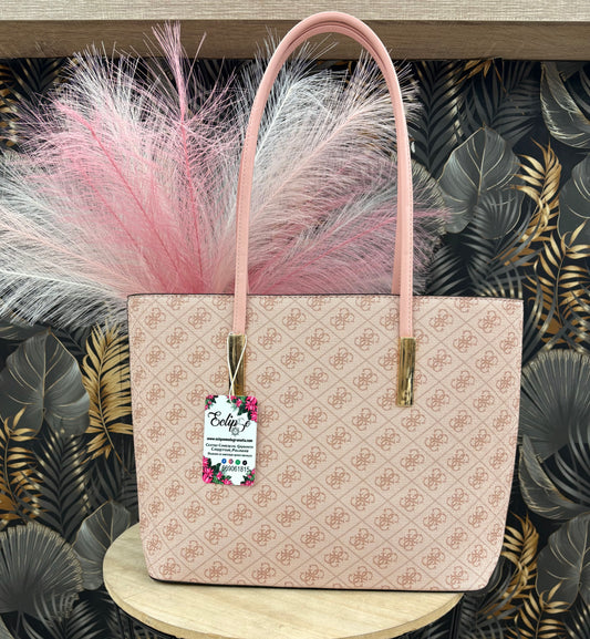 Bolso rosa grande