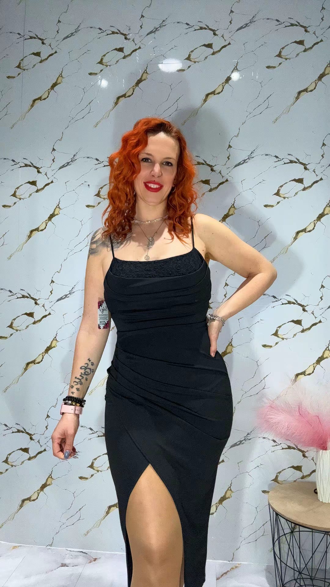 Vestido drapeado