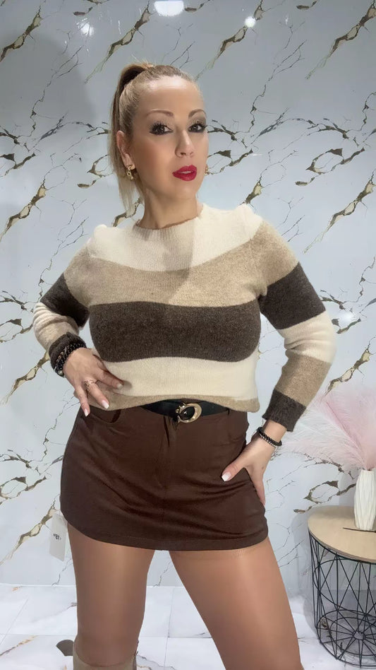 Jersey de rayas grande