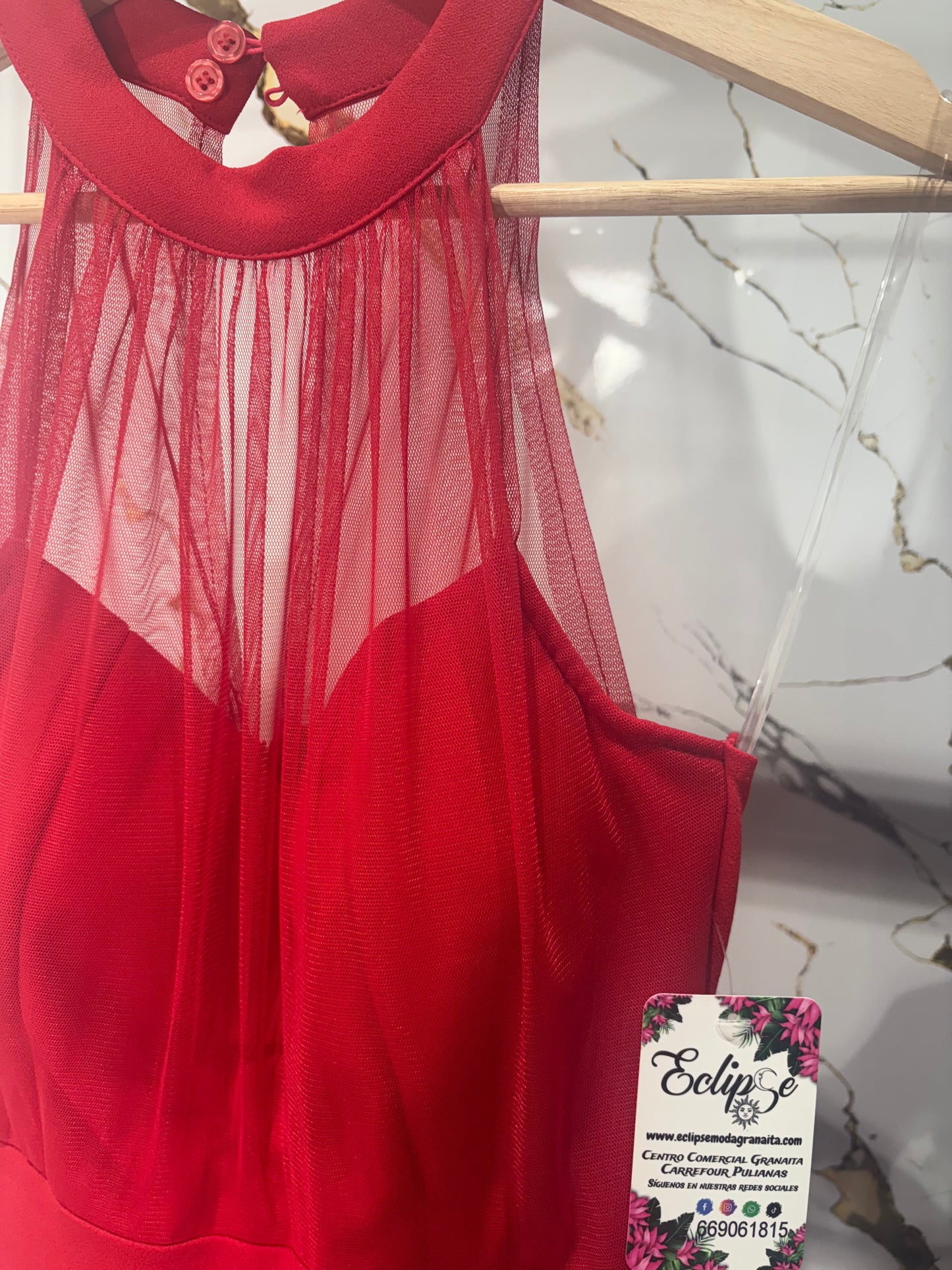Mono tull transparente