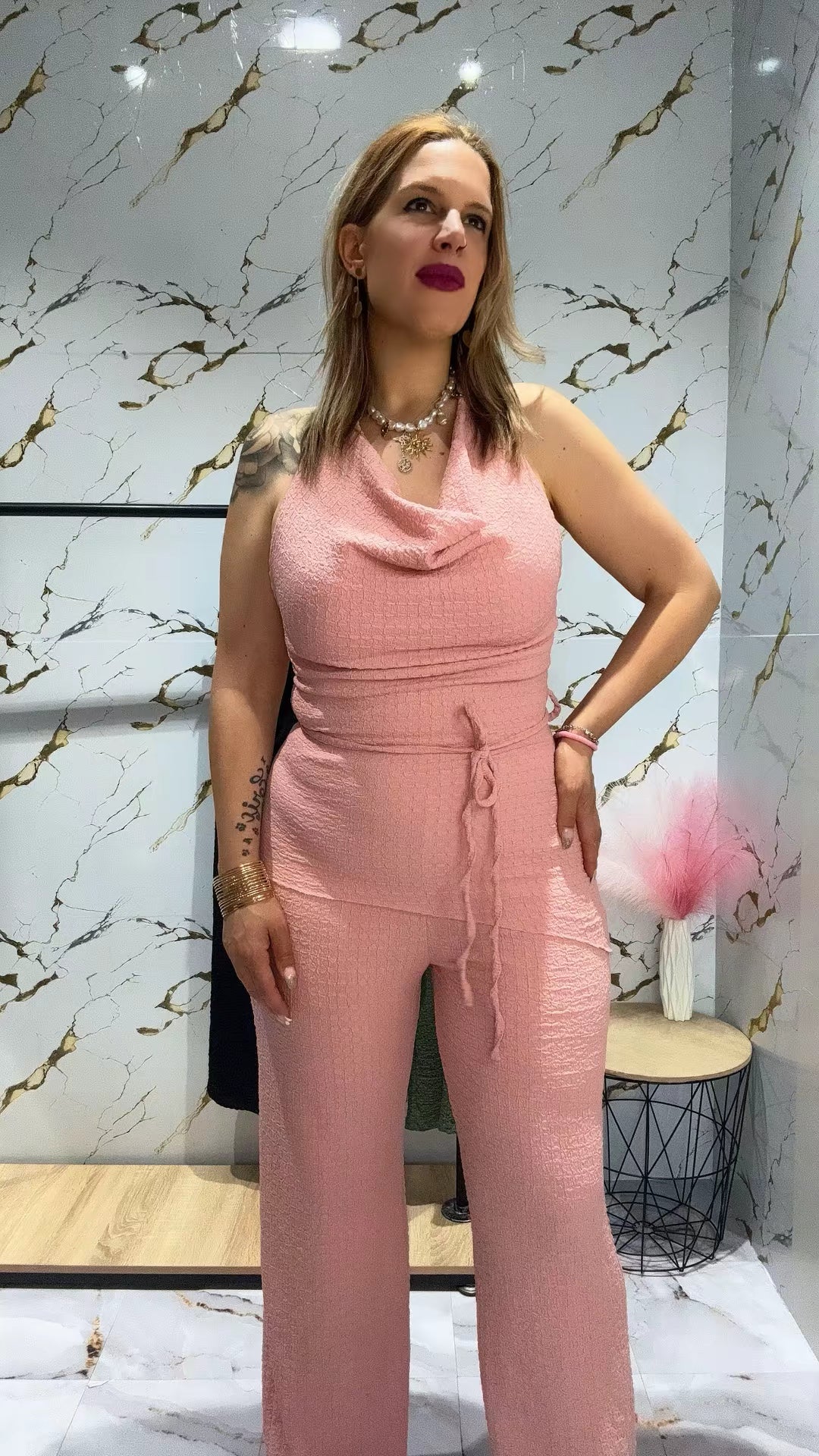 Conjunto Zara lazo