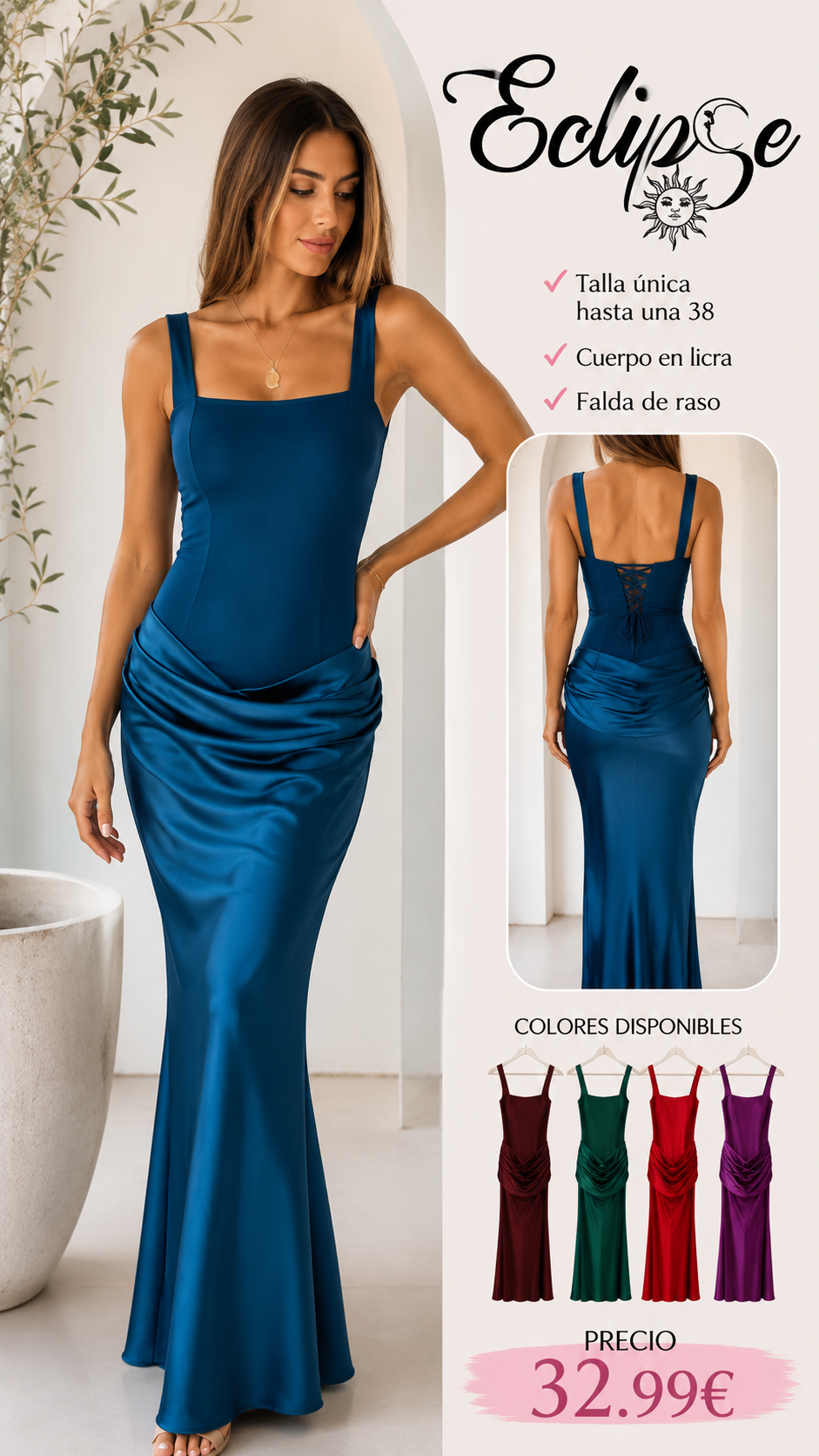 Vestido lencero