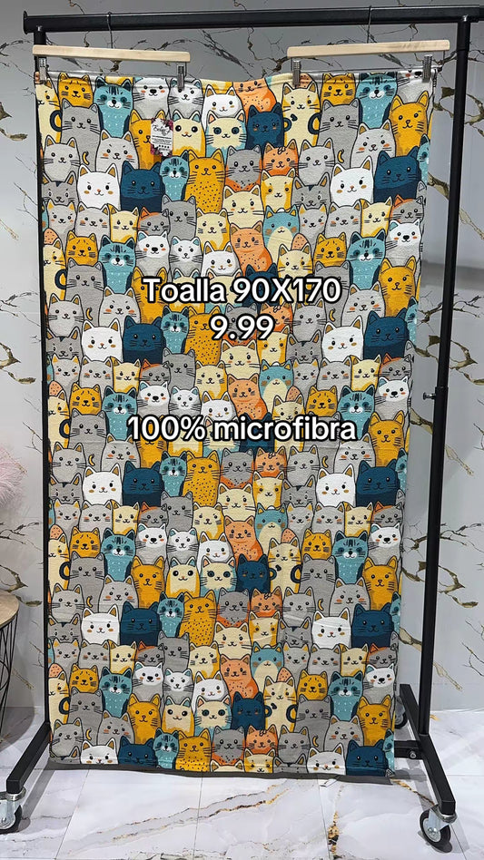 Toalla gatitos