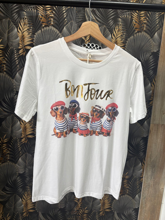 Camiseta Bon jour