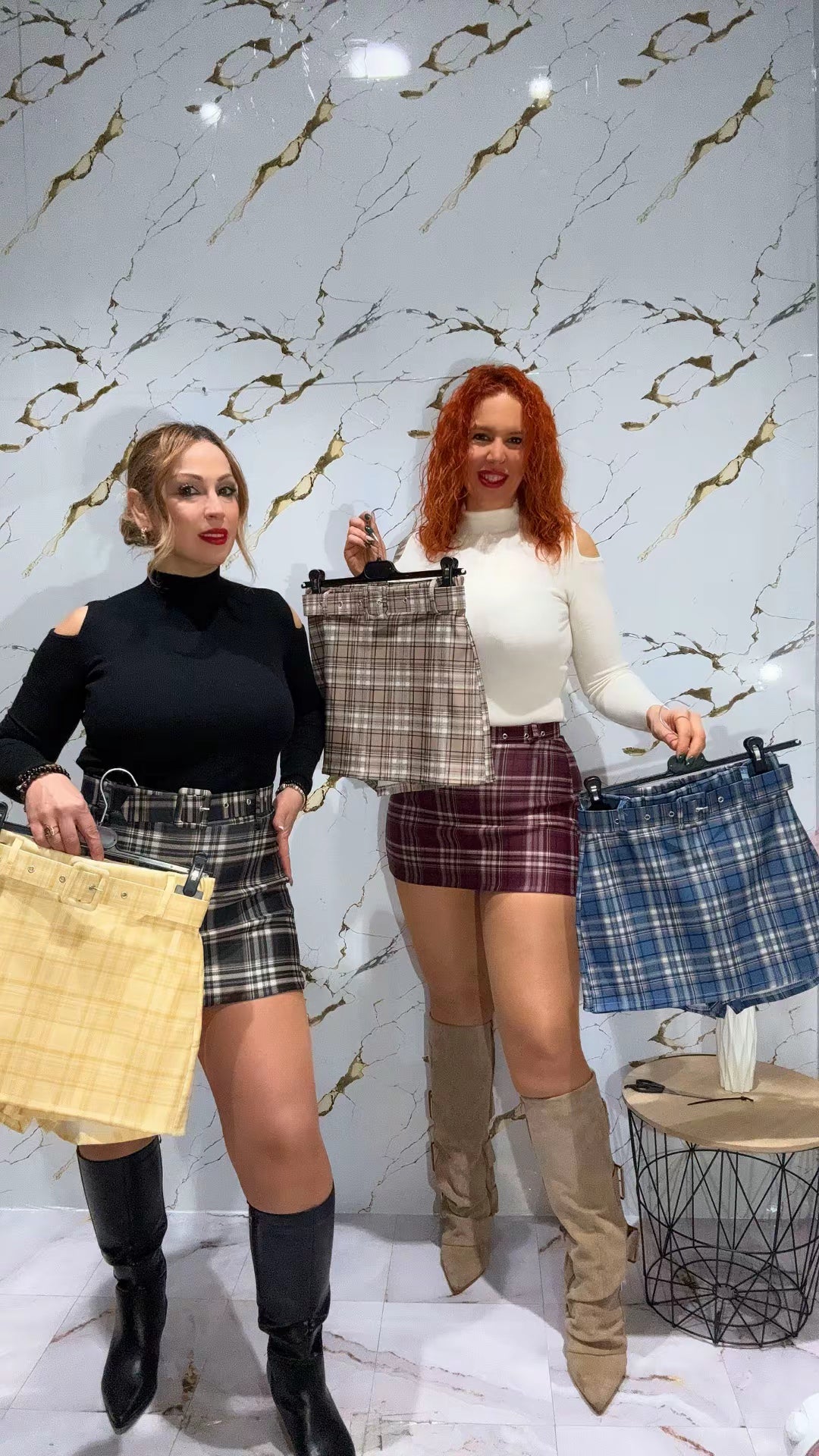 Falda pantalón cuadros