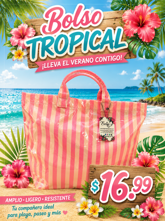 Bolso rayas playa