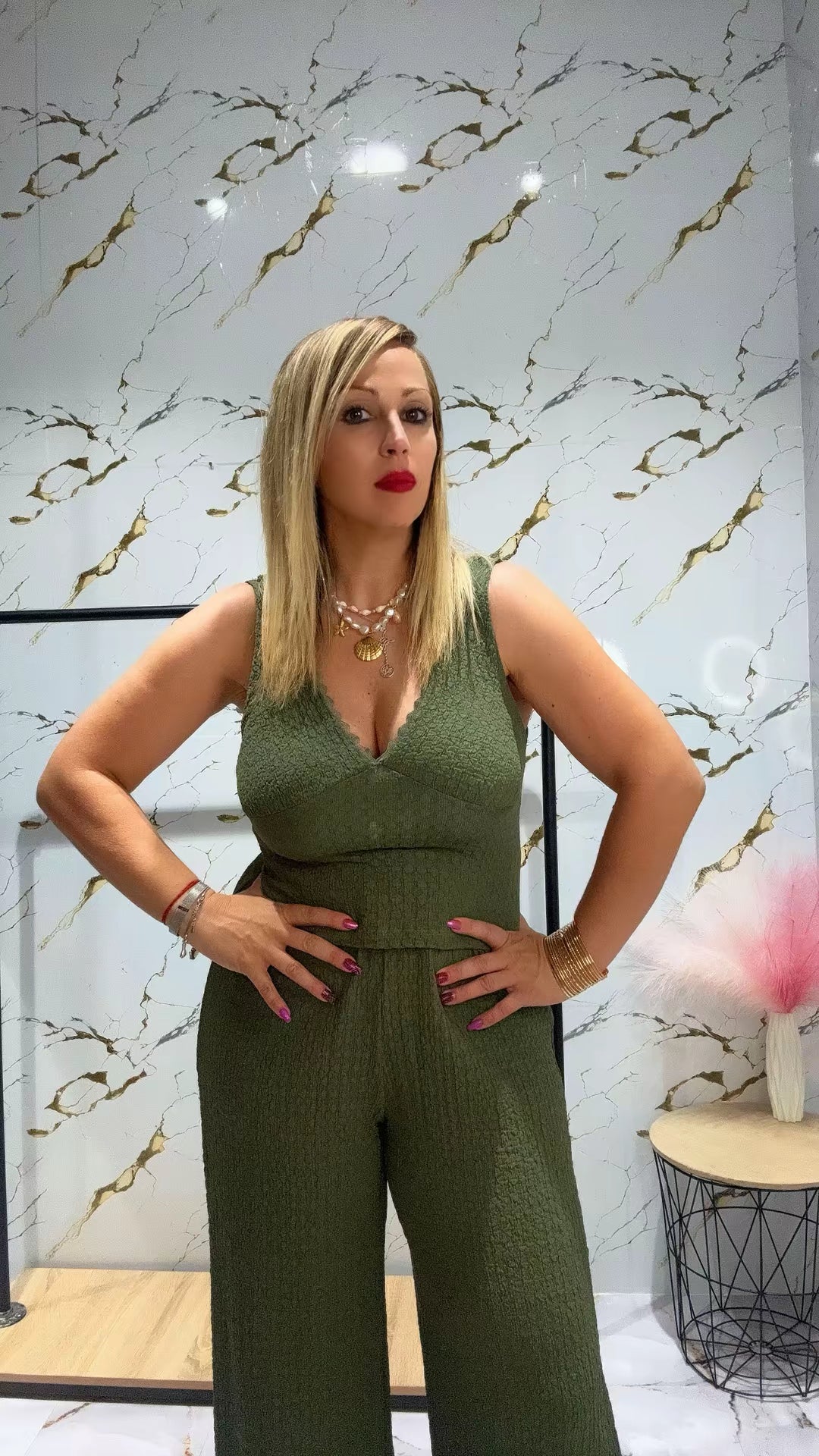 Conjunto Zara Top