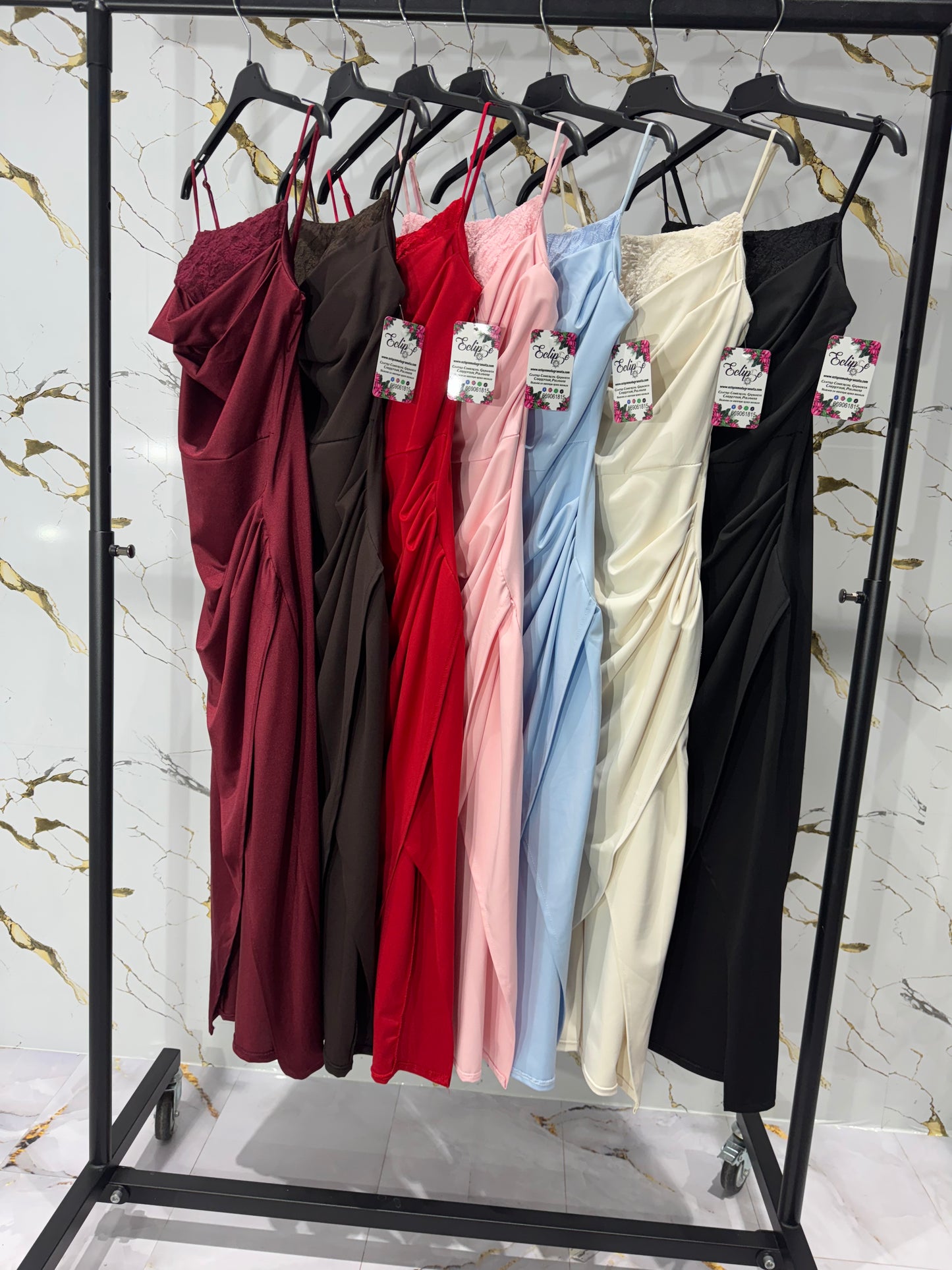 Vestido drapeado