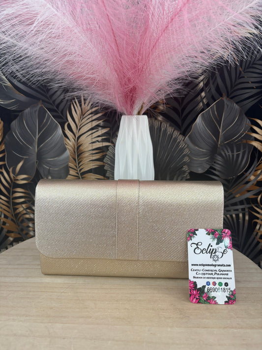 Bolso evento dorado