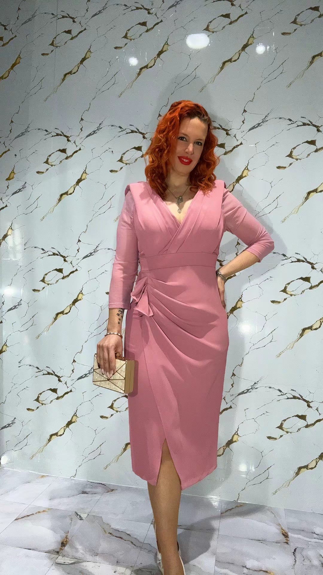 Vestido Azahára rosa
