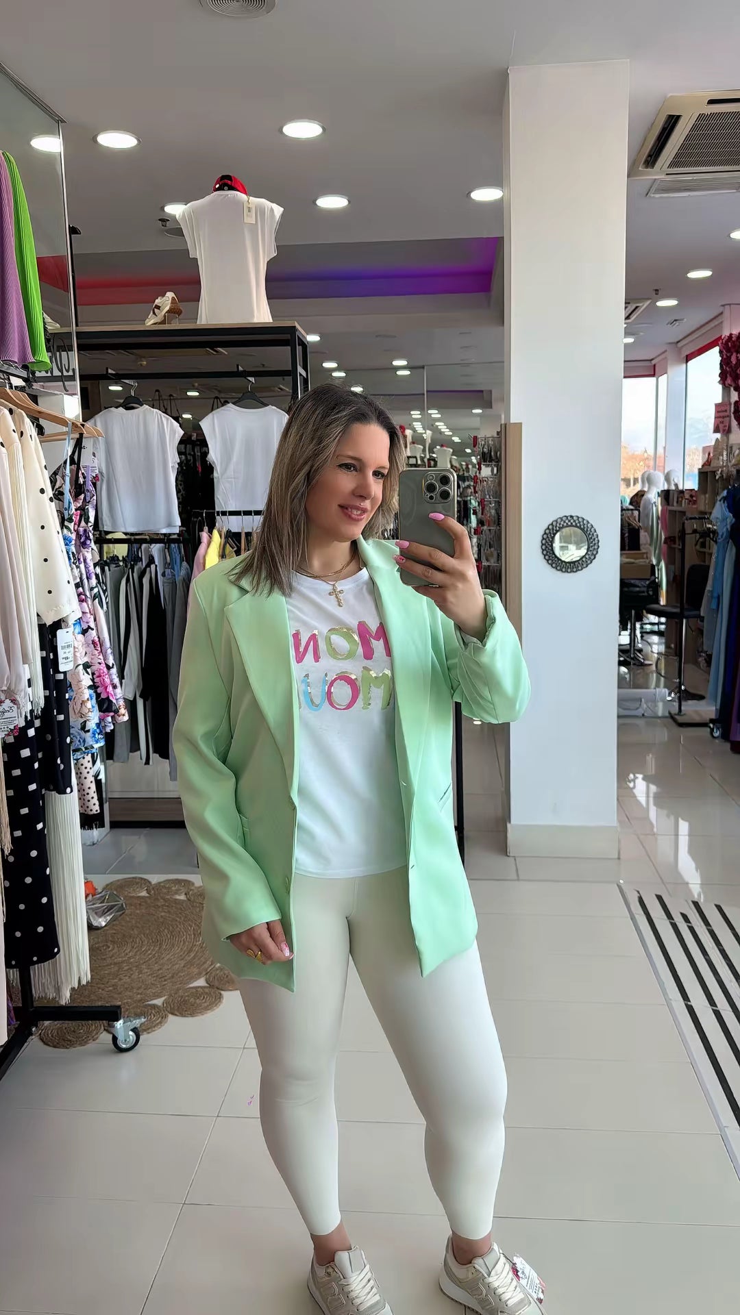 Blazer verde agua