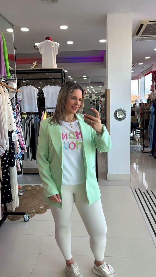 Blazer verde agua
