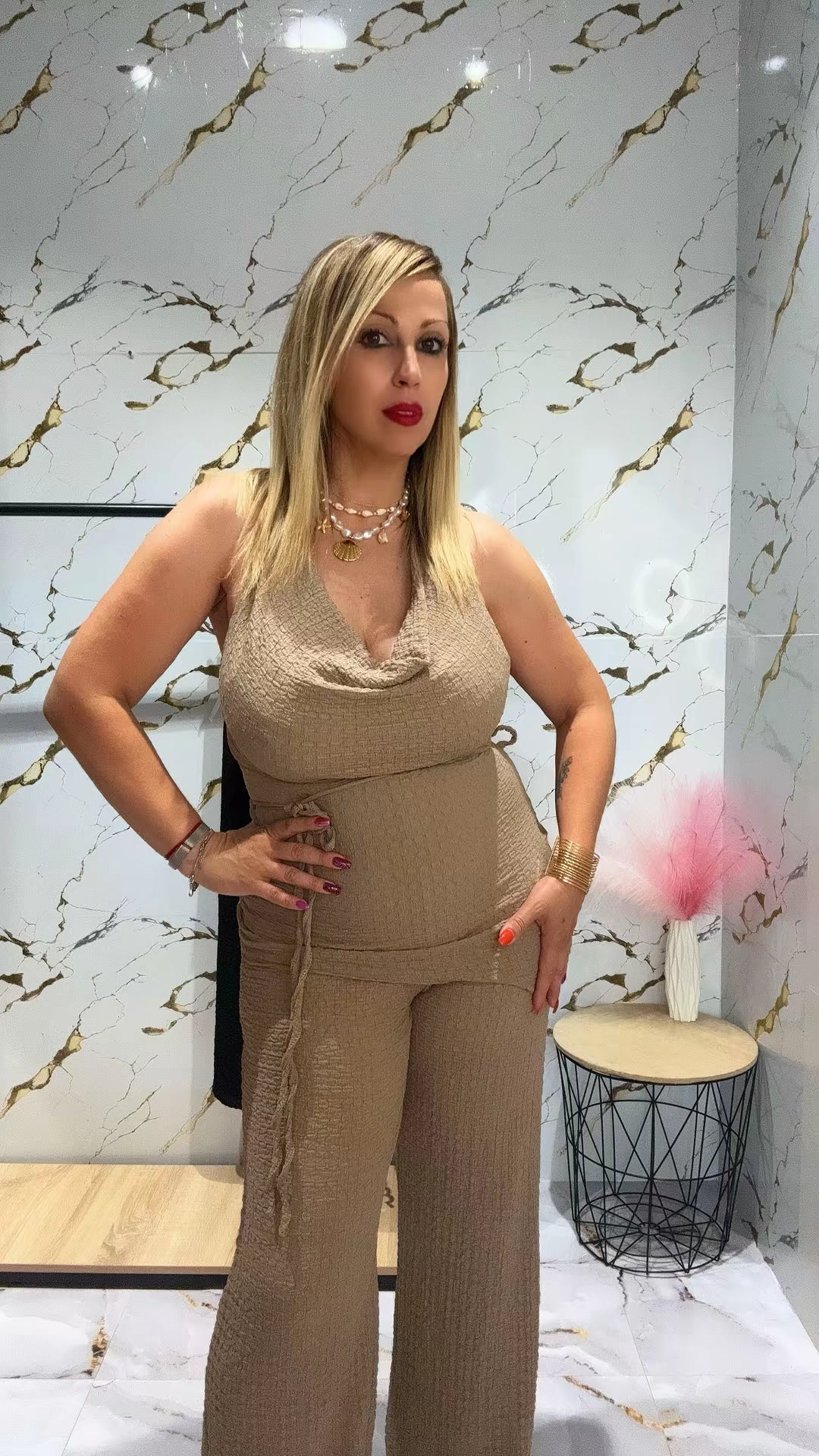 Conjunto Zara lazo