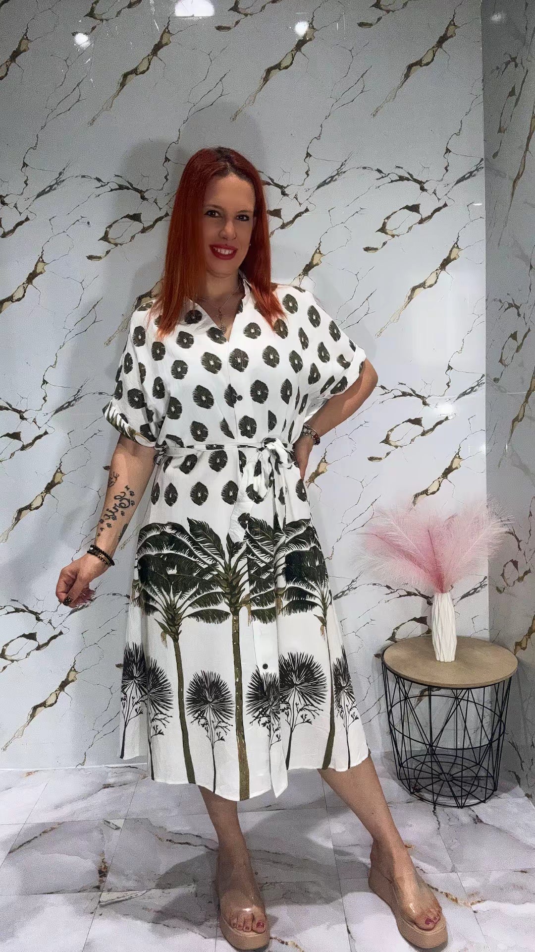 Vestido palmeras