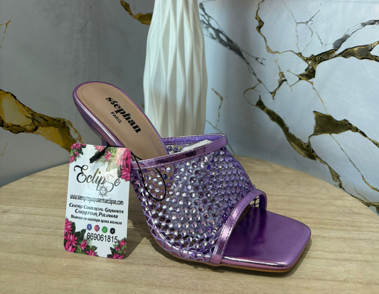 Tacón morado