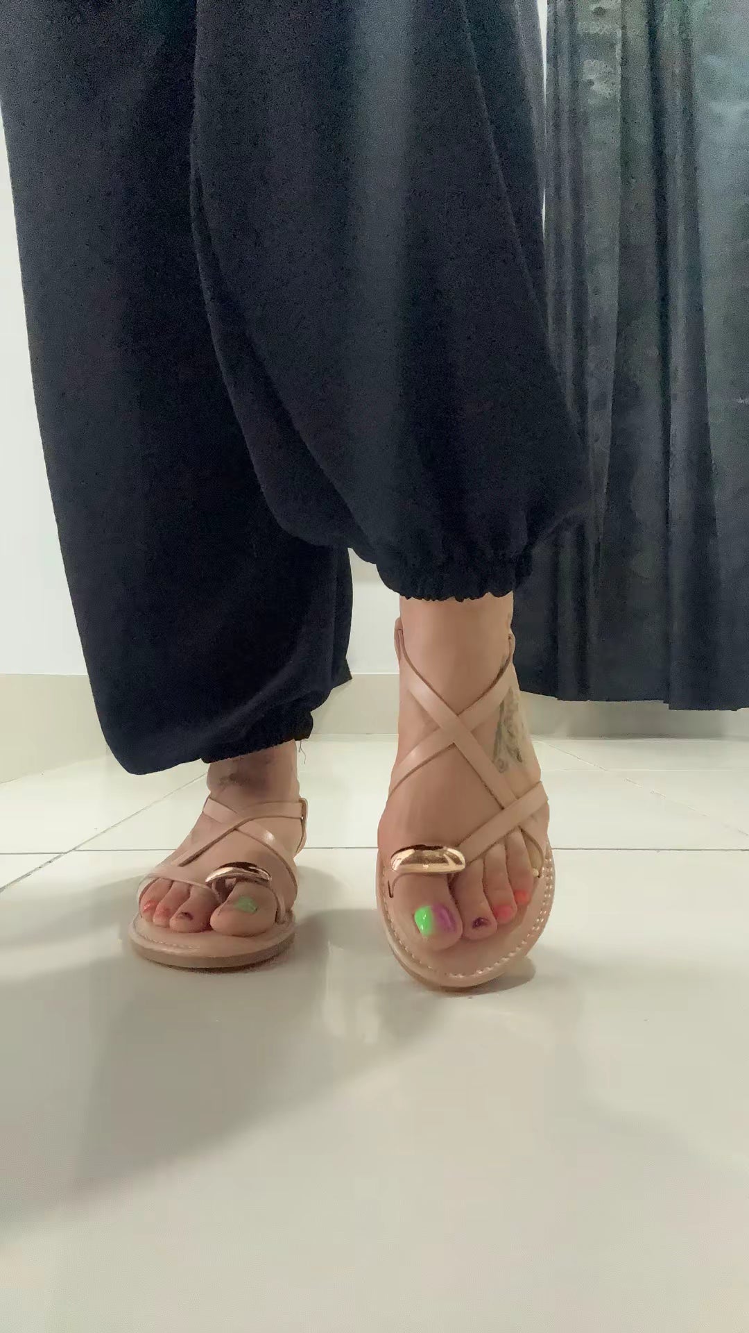 Sandalia beige