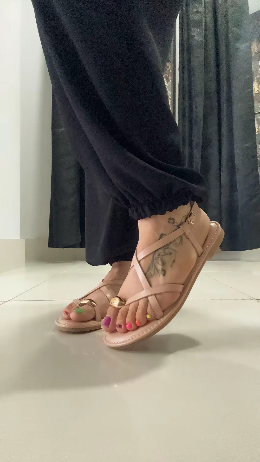 Sandalia beige