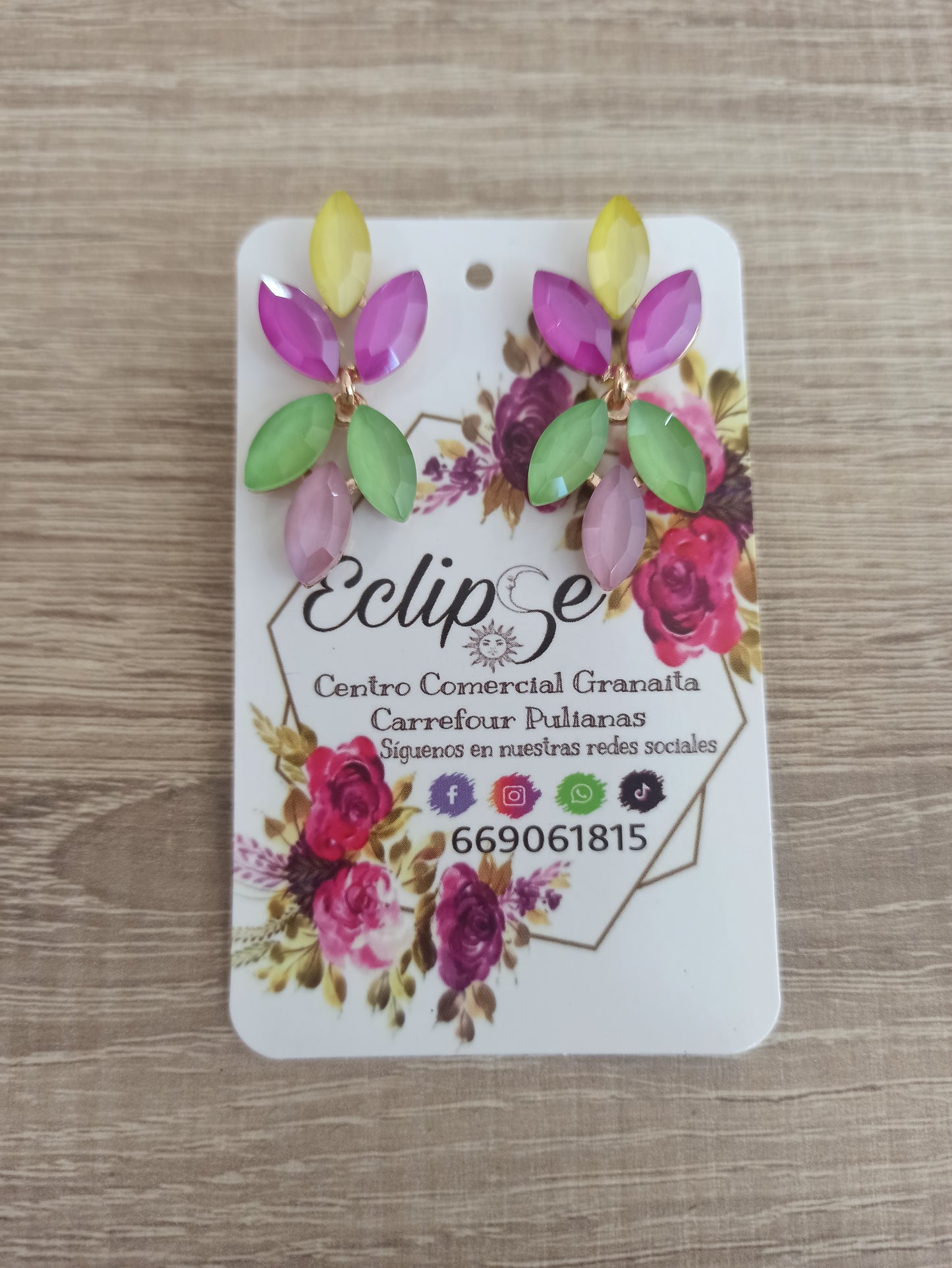 Pendientes colorines