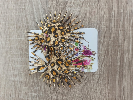 Pendientes leopardo