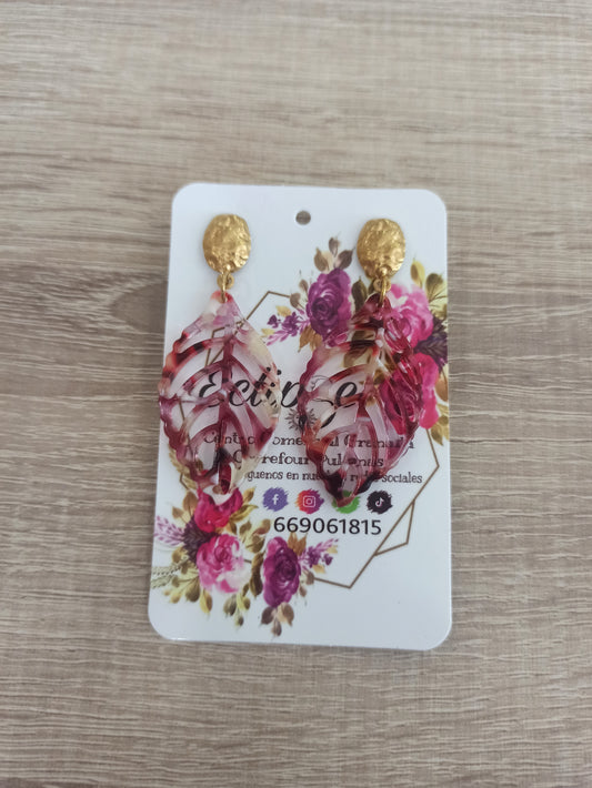 Pendientes hoja