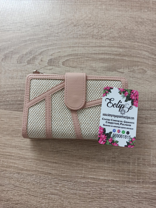 Monedero rosa pequeño