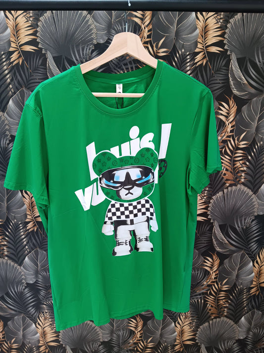 Camiseta osito verde